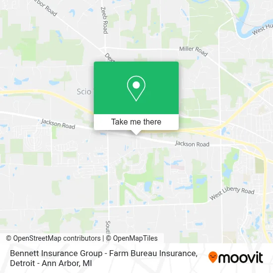 Bennett Insurance Group - Farm Bureau Insurance map