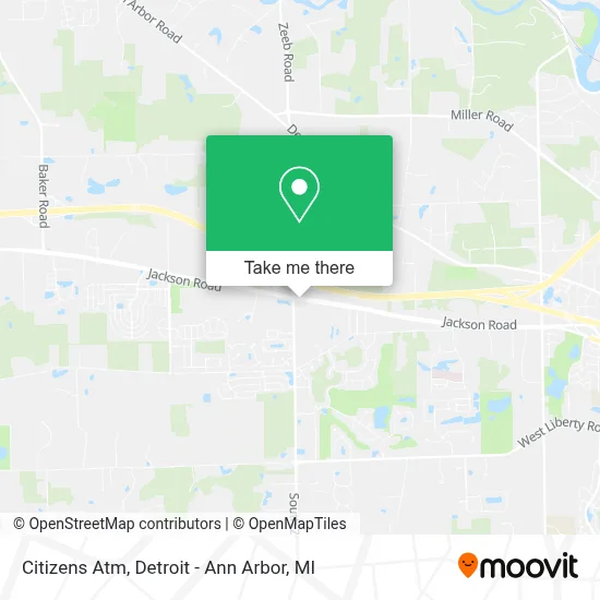 Citizens Atm map