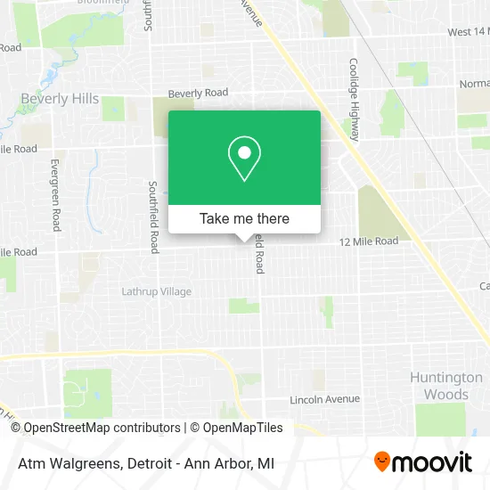 Atm Walgreens map