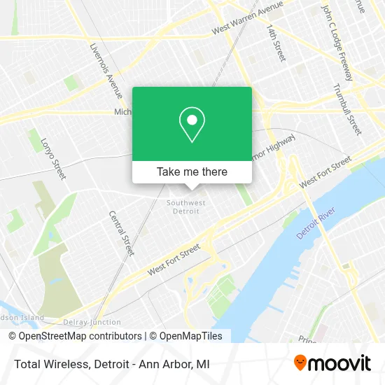 Total Wireless map