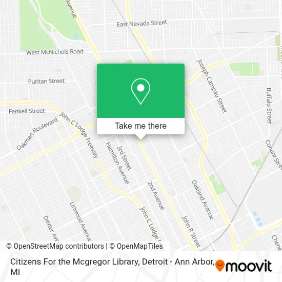 Citizens For the Mcgregor Library map