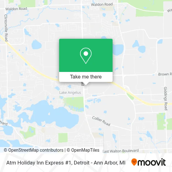 Atm Holiday Inn Express #1 map