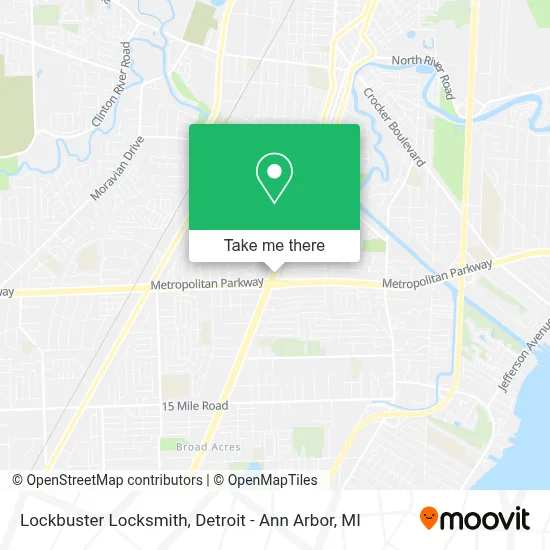 Lockbuster Locksmith map