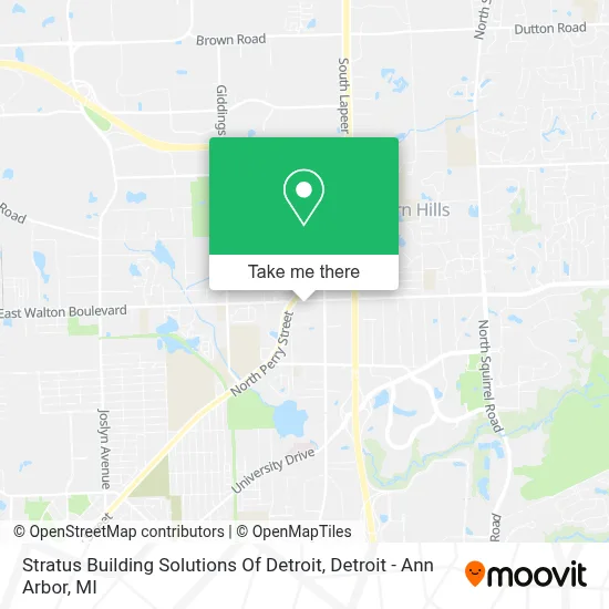 Stratus Building Solutions Of Detroit map