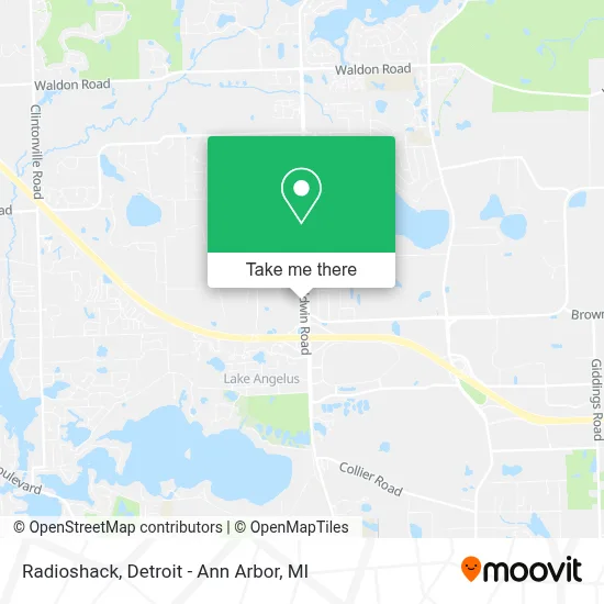 Radioshack map