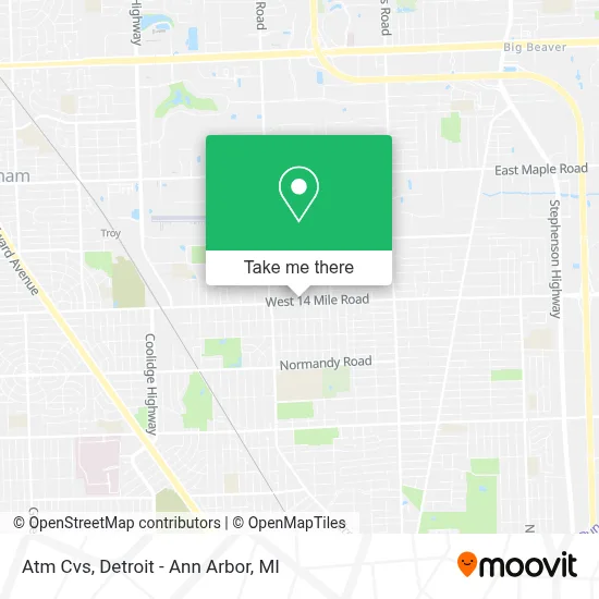 Atm Cvs map