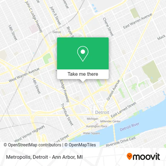 Metropolis map