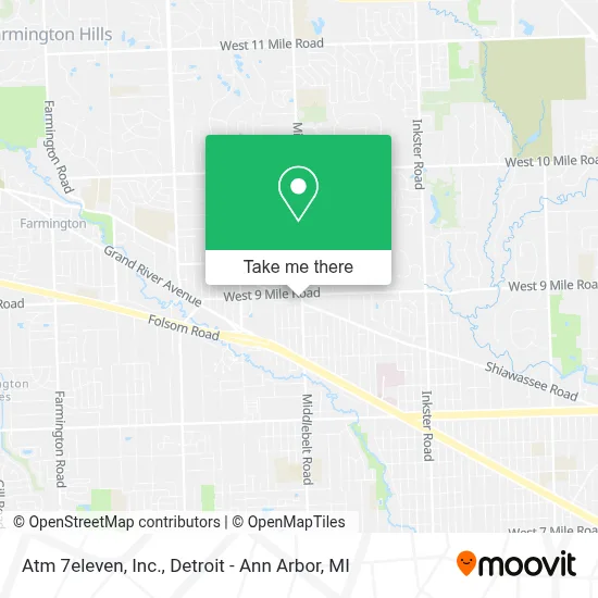 Atm 7eleven, Inc. map