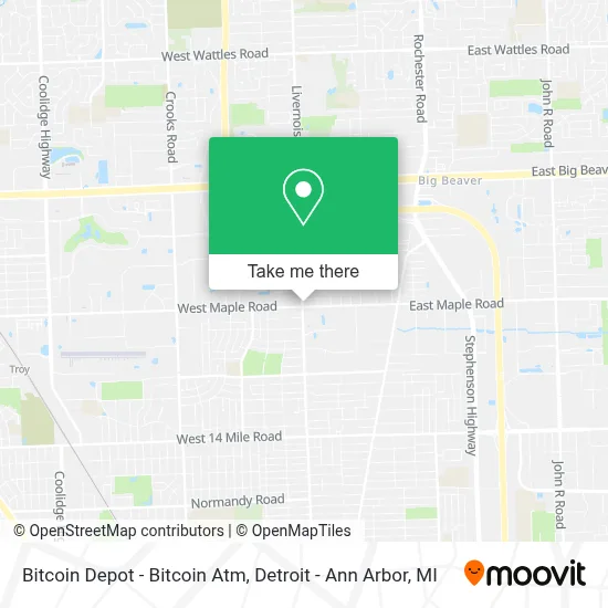 Bitcoin Depot - Bitcoin Atm map