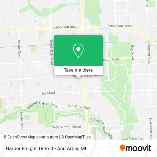 Harbor Freight map