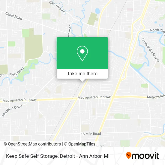 Keep Safe Self Storage map