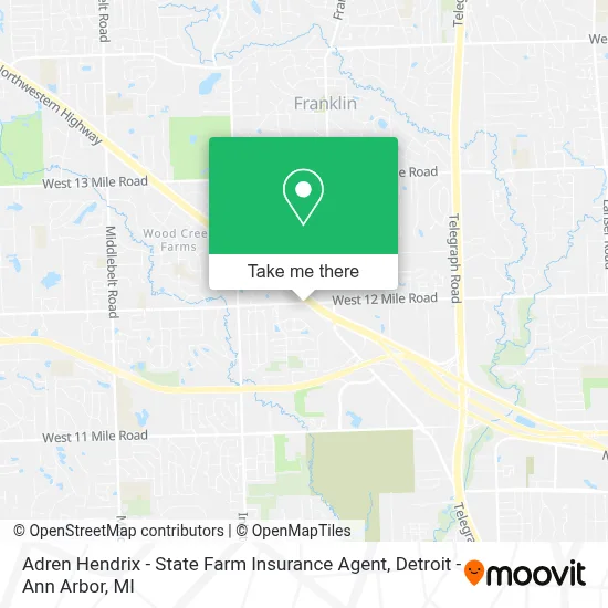 Adren Hendrix - State Farm Insurance Agent map