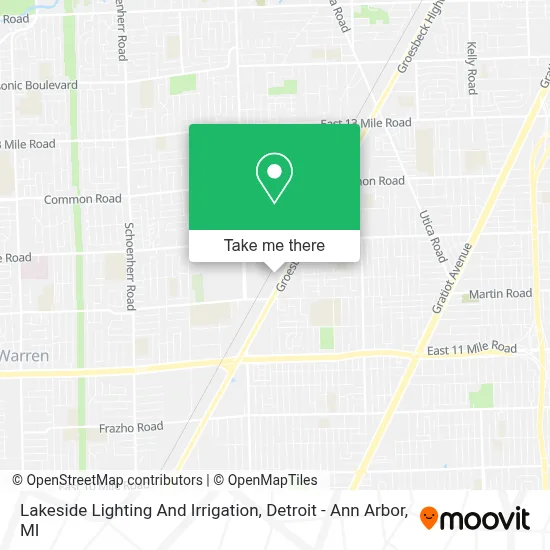 Lakeside Lighting And Irrigation map