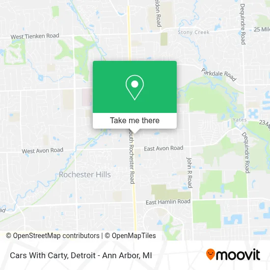 Cars With Carty map