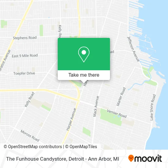The Funhouse Candystore map