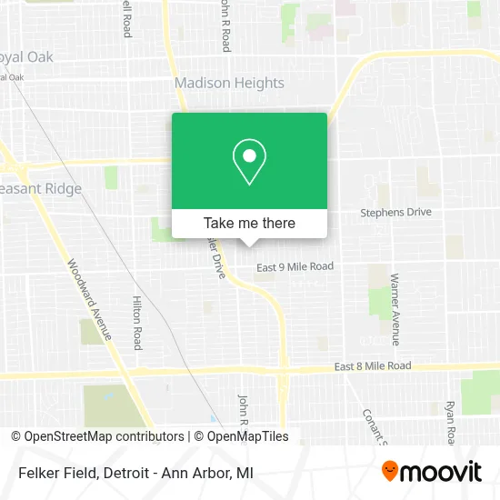 Felker Field map