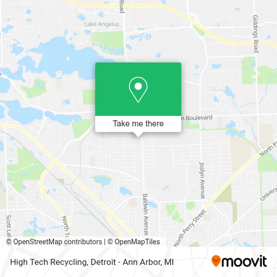 High Tech Recycling map