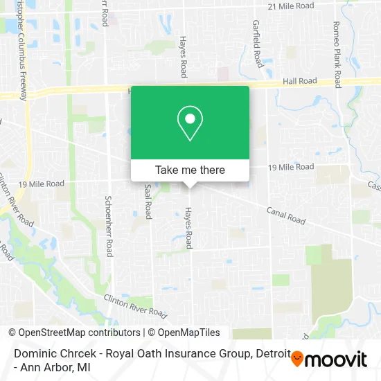 Dominic Chrcek - Royal Oath Insurance Group map