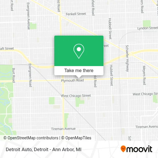 Detroit Auto map