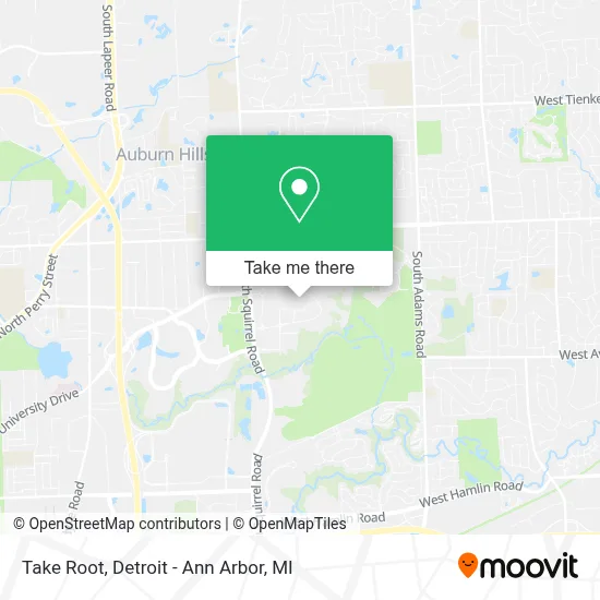 Take Root map