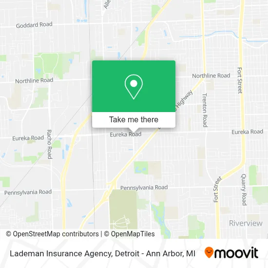Lademan Insurance Agency map