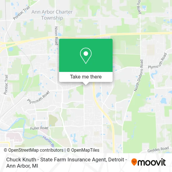 Chuck Knuth - State Farm Insurance Agent map