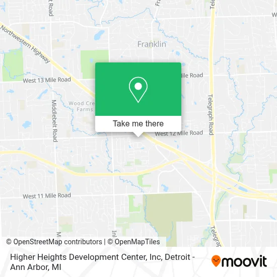 Higher Heights Development Center, Inc map