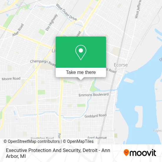 Executive Protection And Security map