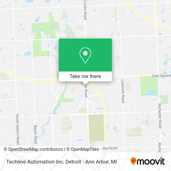 Techline Automation Inc map