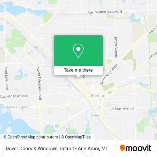 Dover Doors & Windows map