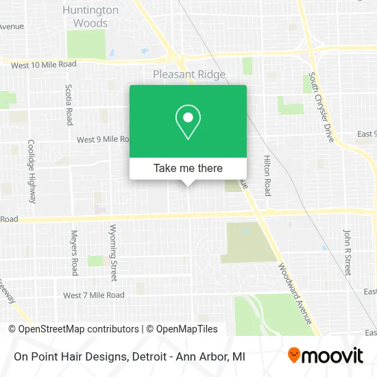 On Point Hair Designs map