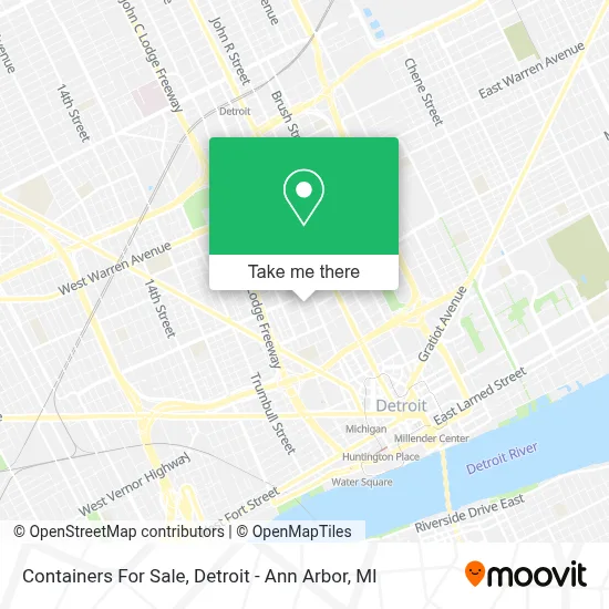 Containers For Sale map