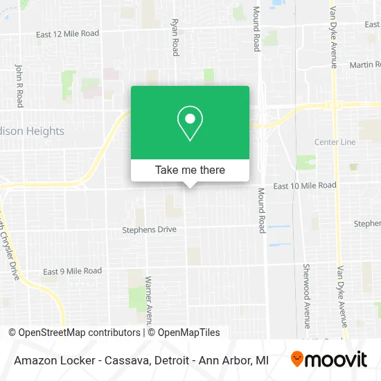 Amazon Locker - Cassava map