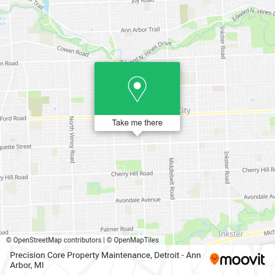 Precision Core Property Maintenance map