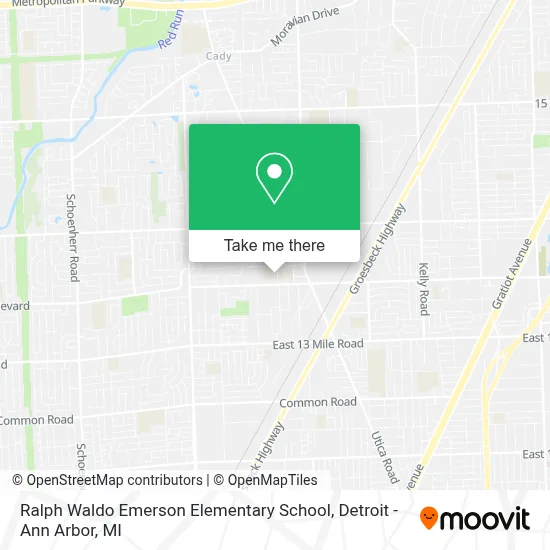 Ralph Waldo Emerson Elementary School map