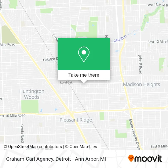 Graham-Carl Agency map