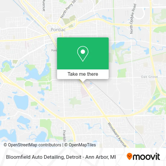 Bloomfield Auto Detailing map