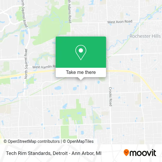 Tech Rim Standards map