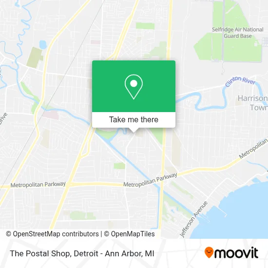 The Postal Shop map