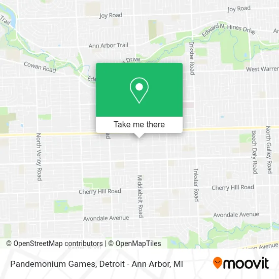 Pandemonium Games map