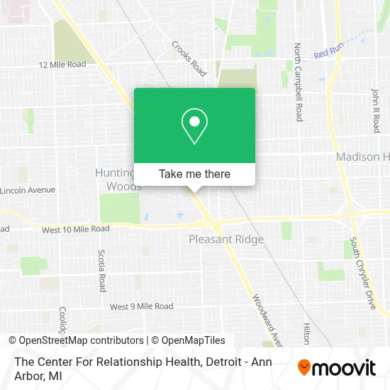 The Center For Relationship Health map