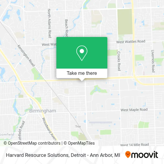 Harvard Resource Solutions map