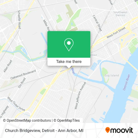 Church Bridgeview map