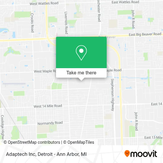 Adaptech Inc map