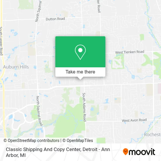Classic Shipping And Copy Center map