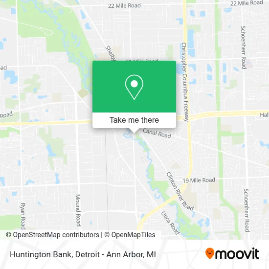 Huntington Bank map