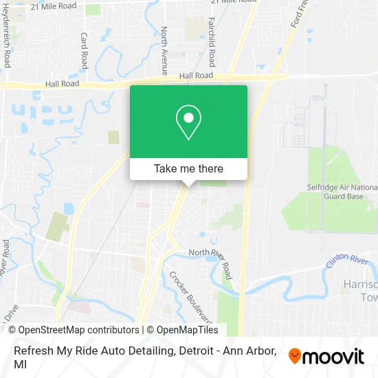 Refresh My Ride Auto Detailing map