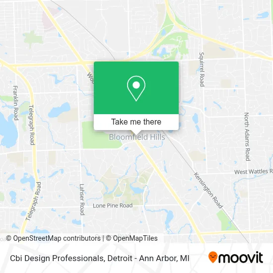 Cbi Design Professionals map