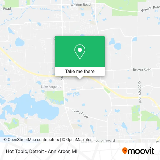 Hot Topic map