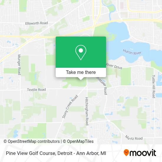 Pine View Golf Course map